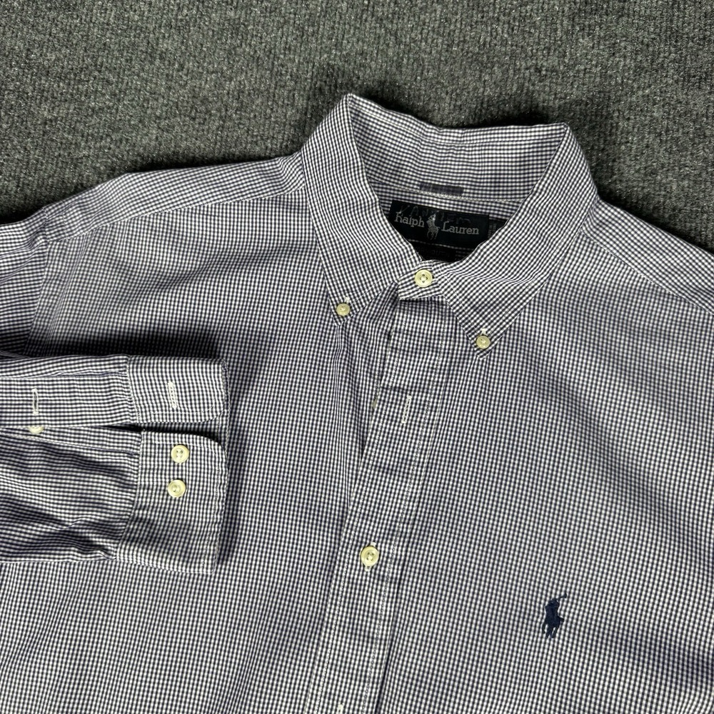 Polo Ralph Lauren Mens Long Sleeve Checked Shirt Size 16 1/2‎ - 32/33 Yarmouth